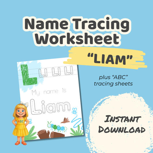 Boy Name Tracing Sheets